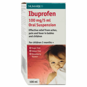 Buy Ibuprofen Oral Suspension For Infants & Children Sugar Free 100ml Online
