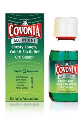 Covonia All-In-One Chesty Cough, Cold & Flu Relief Oral Solution - 160ml