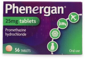 Phenergan (Promethazine HCl) 25mg Tablets 56