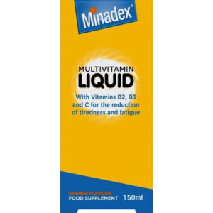 Buy Minadex Multivitamin Liquid Orange Flavour - 150ml Online