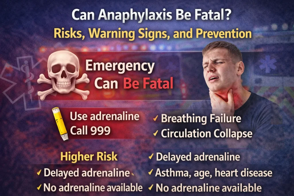 Can anaphylaxis be fatal emergency warning signs and prevention